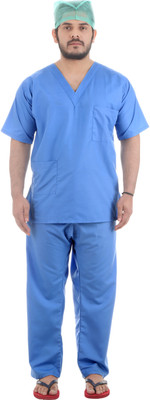 

fabuniforms OT Dress Shirt, Pant Hospital Scrub(Ceil Blue M)
