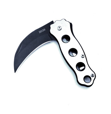 

Military Green Silver Folding Pocket Knife 01 Pocket Knife(Silver, Black)