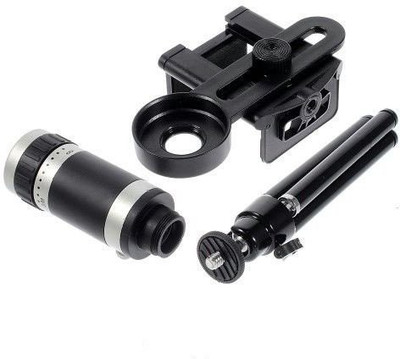 

Crystal Digital Genuine Zoomer Optical Zoom Telescope Mobile Camera Lens Kit with Tripod and Adjustable Holder For All Smartphones (8 X Optical Zoom) Mobile Phone Lens (Telephoto) Lens(Black, na)