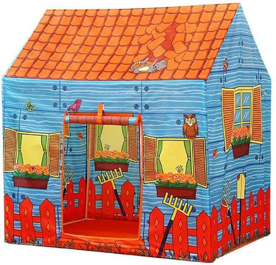 

latest radhe Kids Play Tent Farm House-for Kids - Indoor & Outdoor Use - Water Resistant - Foldable & Lightweight(Multicolor)