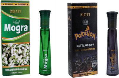 

moti Phool Mogra Perfume ( 30 Ml ) + Pokenom Perfume ( 30 Ml ) Eau de Parfum - 60 ml(For Men & Women)