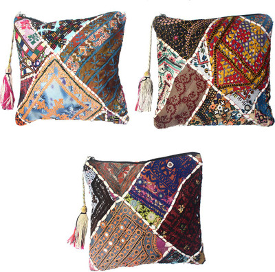 

rizir Embroidery pouch Pouch(Multicolor)