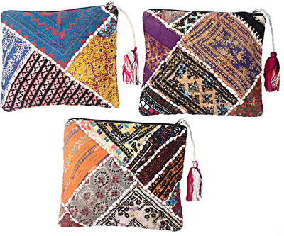 

rizir Embroidery pouch Pouch(Multicolor)