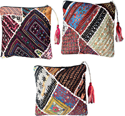 

rizir Embroidery pouch Pouch(Multicolor)