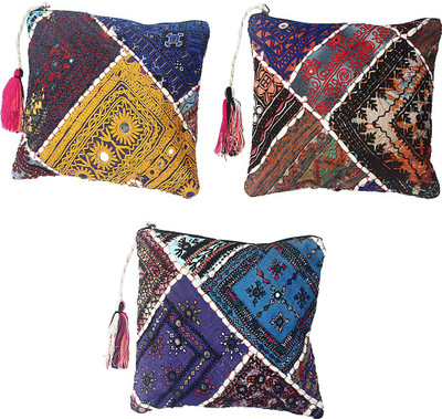 

rizir Embroidery pouch Pouch(Multicolor)
