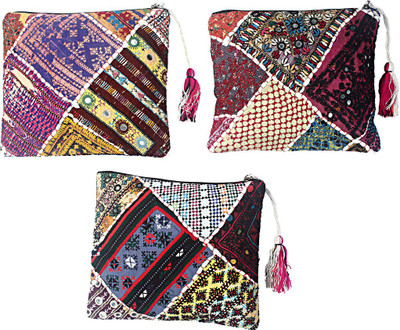 

rizir Embroidery pouch Pouch(Multicolor)
