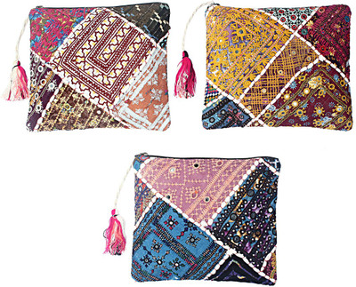 

rizir Embroidery pouch Pouch(Multicolor)