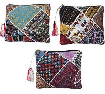 

rizir Embroidery pouch Pouch(Multicolor)