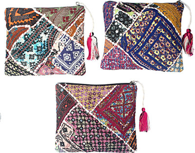 

rizir Embroidery pouch Pouch(Multicolor)