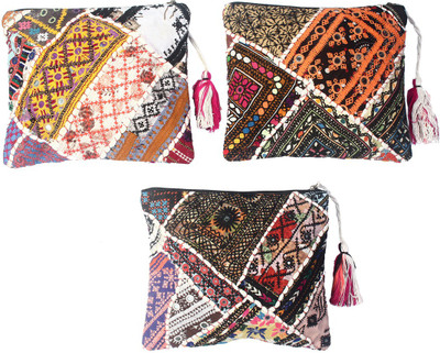 

rizir Embroidery pouch Pouch(Multicolor)