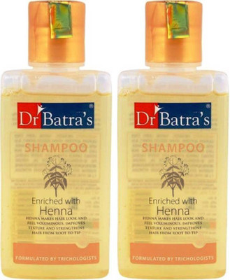 

Dr. Batra's Shampoo Enriched With Henna (200 ML) Pack of 2(400 ml)