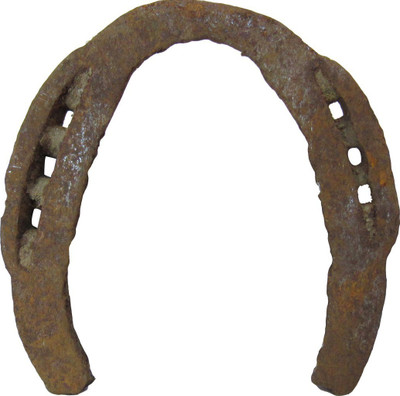 

Speakfortune Kale Ghode Ki Naal(Horse Shoe)-For Evil Eye Removal And Shani Dosh Nivaran Decorative Showpiece - 8 cm(Iron, Black)