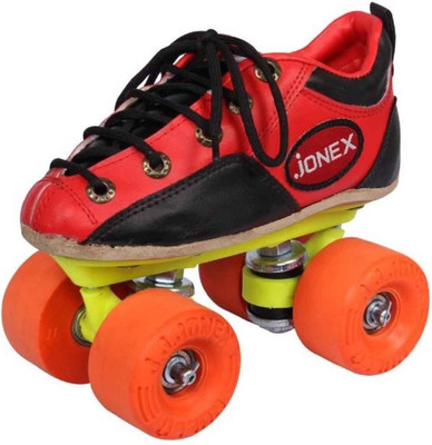 

JJ Jonex Rubber Quad Roller Skates - Size 3 UK(Multicolor)