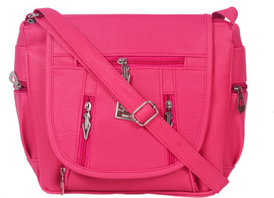 

Beets Collection Women Casual Pink PU Sling Bag