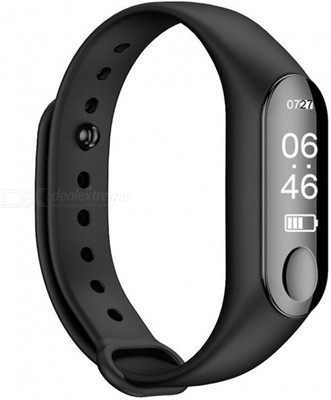 

MOBILZA Smart Health Activity Tracker Waterproof Heart Beat Sensor Band Fitness Band(Black)