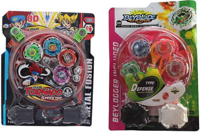 

Authfort 8 in 1 Metal Fury & Burst System Beyblade with stadium pack of 2(Multicolor)