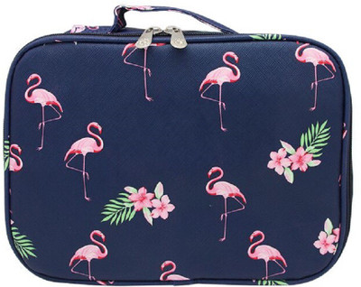 

Boldnyoung Portable Toiletry Make up Bag Waterproof with Collapsible Compartments Travel Toiletry Kit(Blue)