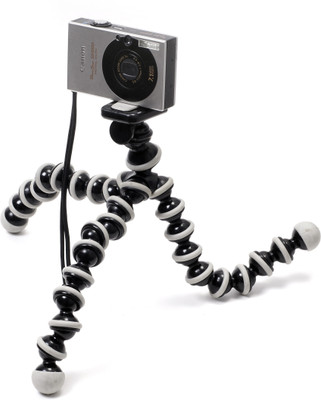

BJORK Best buy new arrival fully flexible Portable & Foldable BD10 Camera & Mobile Tripod with Mobile Clip Holder Bracket Fully Flexible Mount Cum Tripod Stand with Three-Dimensional Head & Quick Release Plate Gorilla Tripod 10" - DSLR , Smartphone & Acti