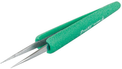 

Proskit Ergo-Grip Tweezers (Fine Tip Straight) 140.5mm