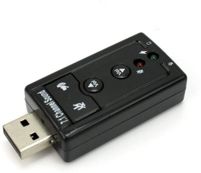 

Deals Destination Plug and Play 7.1 Channel (With Volume/Sound buttons) Supports 3D Sound USB Adapter(Multicolor)
