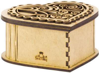 Snooky Jewellery B ox Gift Box, Jewellery B ox, Heart Small Box Vanity Box(Cream)