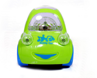 

Tiny's World Funny Music CAR for Kids- 3D Lights Car with Sound(Multicolor)