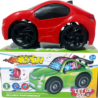 

K&P Collection Sport Car With 3D Light & Music(Red)