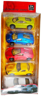 

Johnnie Boy Premium Metal HOT Die-Cast Super City Metal Car Series Set Of 5 Toy Car(Multicolor)