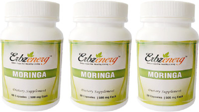 

Erbzenerg Moringa Capsule 60 | 500mg (Pack of 3)(500 mg)