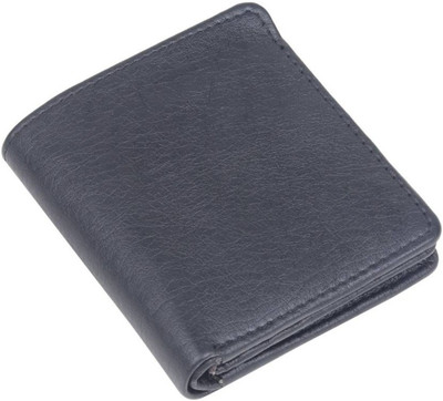 

Quetzal Men Casual Black Artificial Leather Wallet(6 Card Slots)