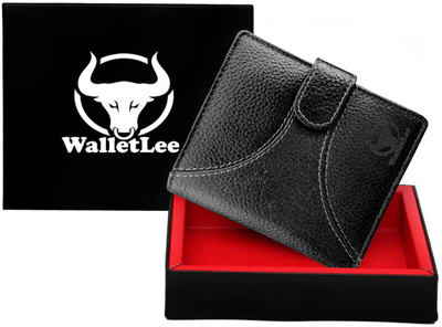 

WalletLee Men Black Genuine Leather Wallet(7 Card Slots)