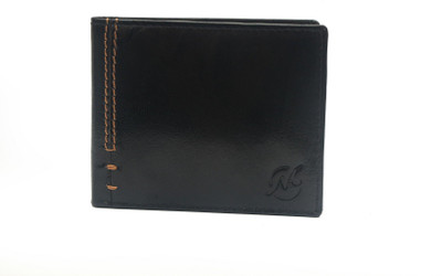 

Modello Crafts Men Casual Black Genuine Leather Wallet(3 Card Slots)