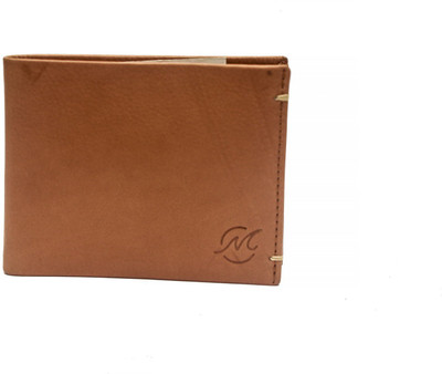 

Modello Crafts Men Brown Genuine Leather Wallet(10 Card Slots), Light brown