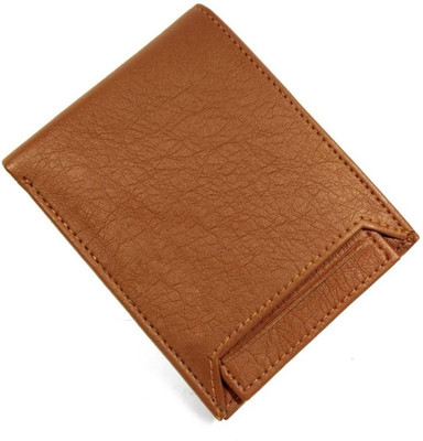 

Quetzal Men Tan Artificial Leather Wallet(7 Card Slots)