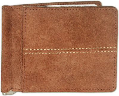 

Ubai Lifa Men Brown Genuine Leather Money Clip(8 Card Slots), Natural brown