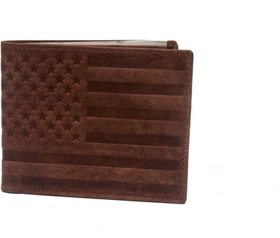 

Modello Crafts Men Casual Tan Genuine Leather Wallet(11 Card Slots), Dark tan