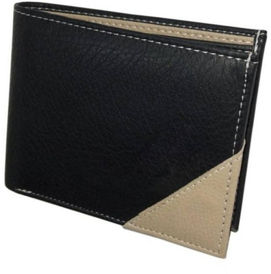 

Quetzal Men Casual Black Artificial Leather Wallet(5 Card Slots)