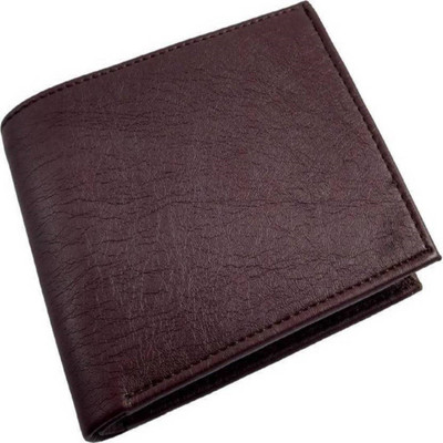 

Divvy Men Brown Genuine Leather Wallet(9 Card Slots)