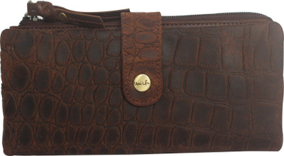 

Ubai Lifa Women Brown Genuine Leather Wallet(8 Card Slots), Vintage brown