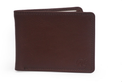 

Modello Crafts Men Formal Brown Genuine Leather Wallet(7 Card Slots), Dark brown