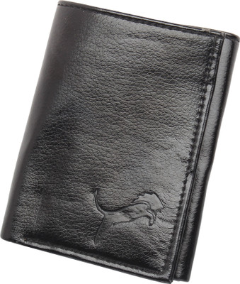 

wildedge Men Formal Black Artificial Leather Wallet(6 Card Slots)