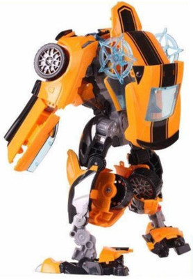 

Authfort Yellow Deformation Robot Converting in to car Die cast for kids(Yellow)