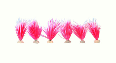 

Liger India Aquarium/ Fish Tank Decorative Artificial Plant Laterite Planted Substrate(Pink, White)