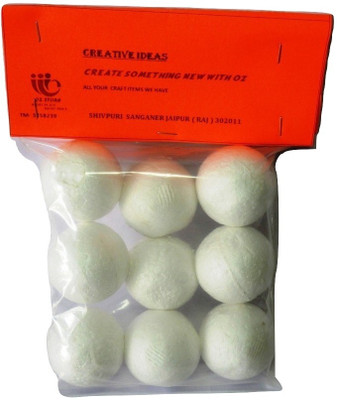 

OZ STORE THERMOCOL BOWLS FOR ART & CRAFT BOWLS 3 CM EACH SET OF 9