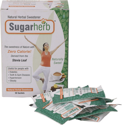 

Sugar Herb Natural Herbal Sweetener - The Sweetness of Nature with Zero Calorie! Sweetener(50 Sachet)