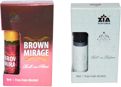 

Zia Brown Mirage and Silver Special Malaysian edition Floral Attar(Dehn el oud)