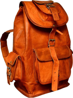 

GEMAN 20L vintage BACKPACk Backpack(Brown, 20 L)