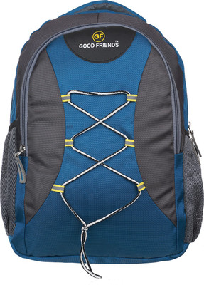 

Good Friends Large Compatible Laptop,College 25 L Laptop Backpack(Blue), Sky blue