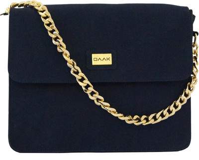 

DAAK Leather Women's handbag Shoulder Bag(Dark Blue, 10 inch)