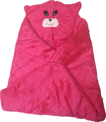 

SONAHITA Plain  Swadding Baby Blanket(Fur, SONA9-Hot Pink